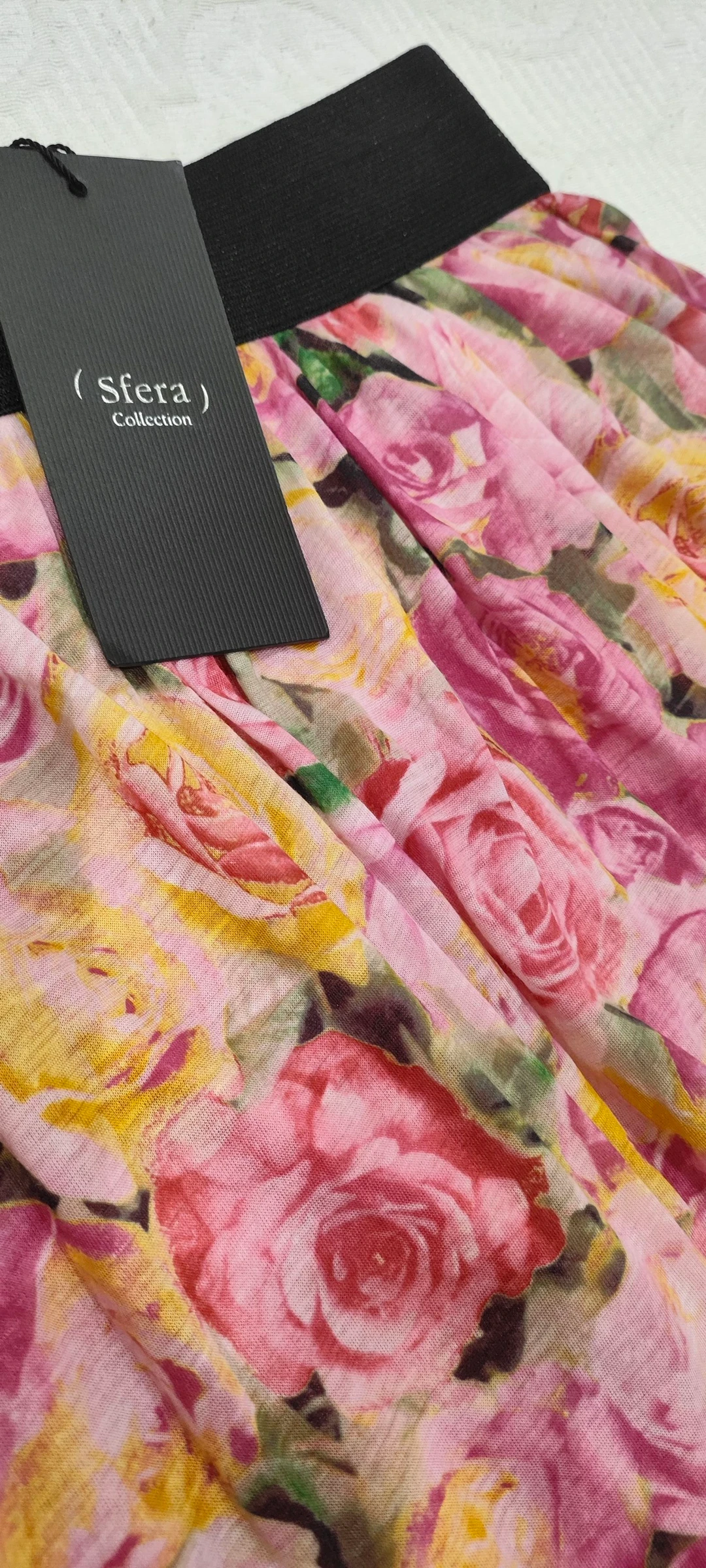 Falda floral Sfera nueva con etiqueta cintura elástica M verano – photo 10